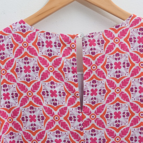 TOMMY BAHAMA TROPICAL TERRAZZA linen sleeveless shift dress - Picture 5 of 11